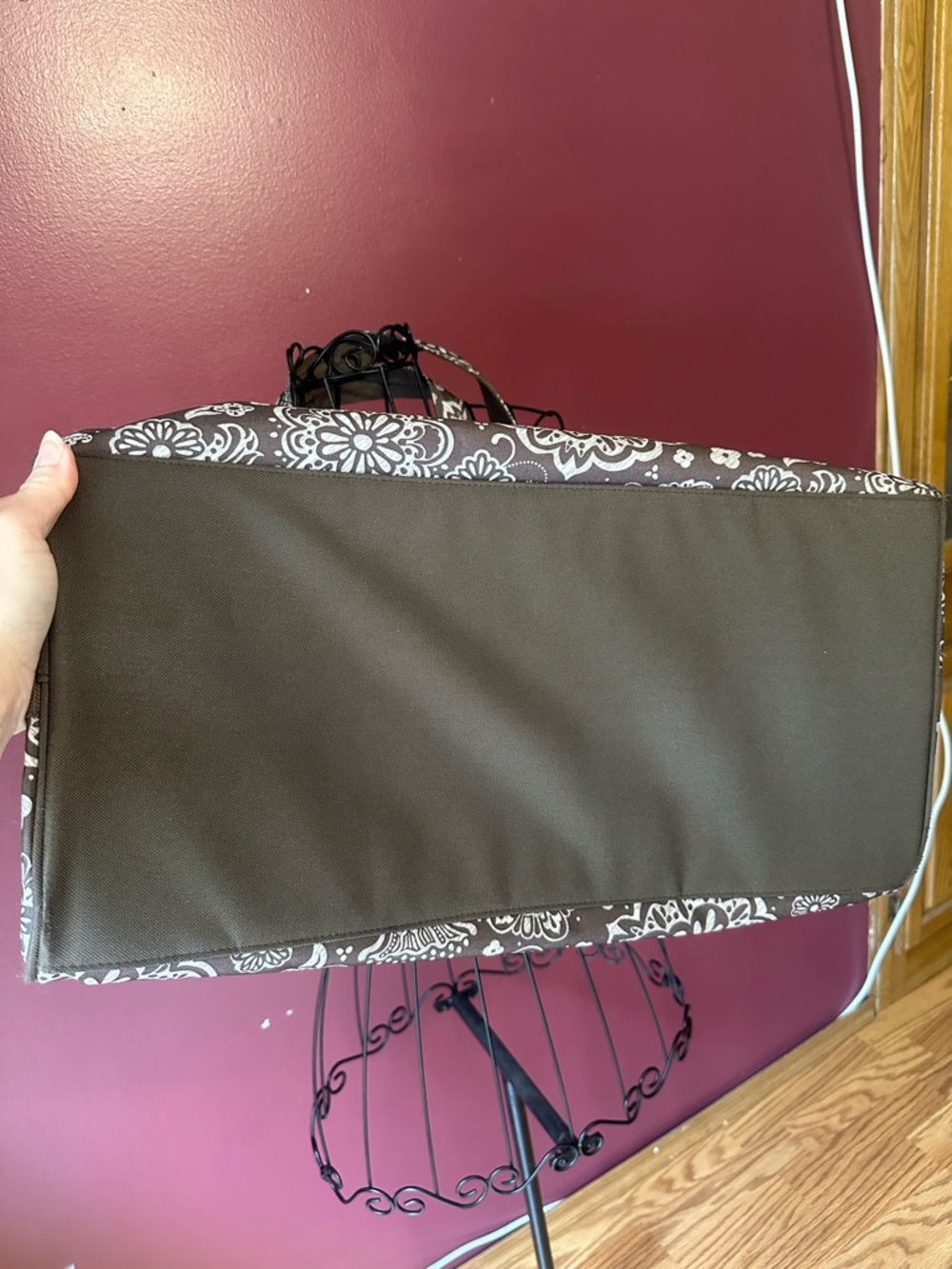Thirty one woodblock floral large weekender duffle bag - Picture 8 of 14